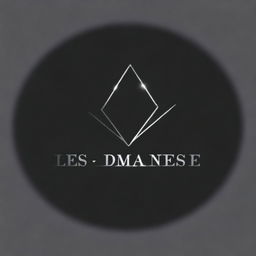 A high-quality digital art image of a diamond logo, shimmering with brilliance and sharp edges