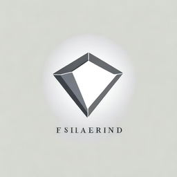 A digital art image of a diamond logo, designed with high precision and quality