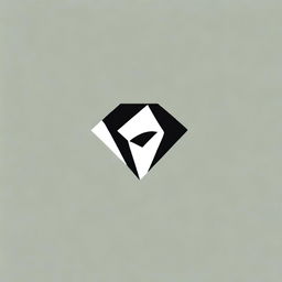 A digital art image of a diamond logo, designed with high precision and quality