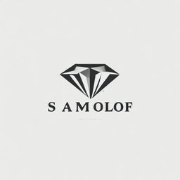 A high-quality digital art image showcasing a diamond logo