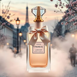 A beautifully redesigned perfume bottle inspired by Parisian elegance and fashion