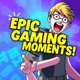 A dynamic and eye-catching YouTube thumbnail featuring a popular gaming theme