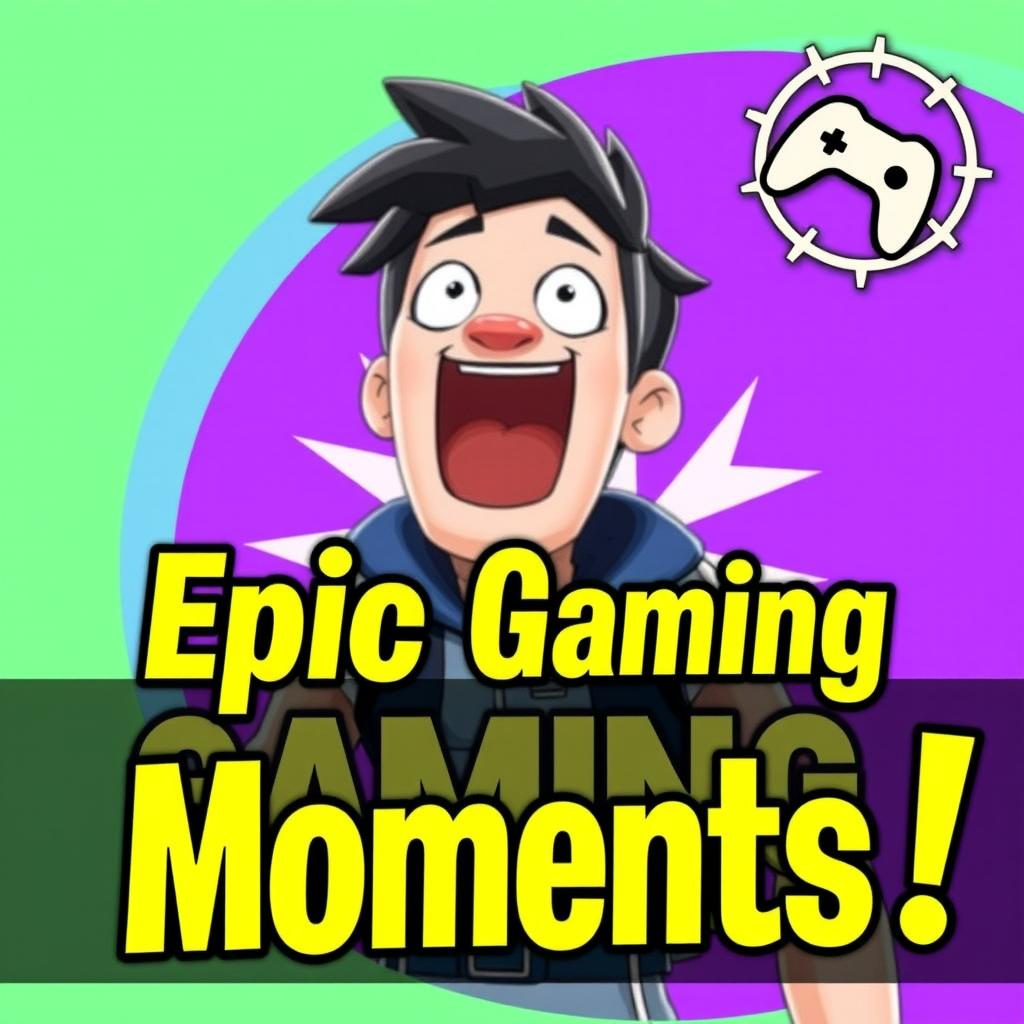 A dynamic and eye-catching YouTube thumbnail featuring a popular gaming theme