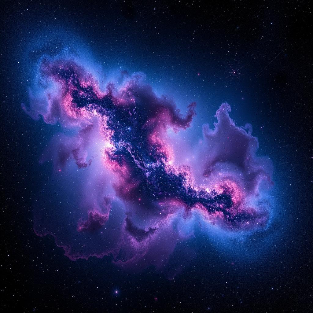 A breathtaking view of a vast galaxy, filled with vibrant colors and intricate details