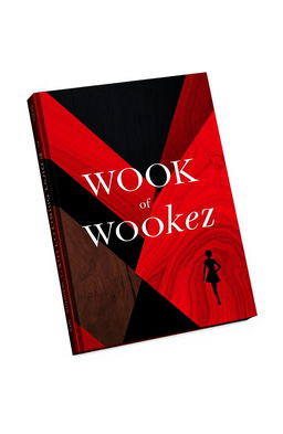 A striking book cover design featuring a vibrant combination of woody red and black colors