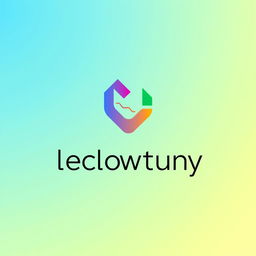 A modern logo design featuring a sleek, minimalist style with vibrant colors