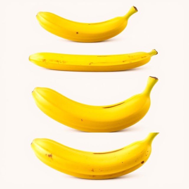 A looping GIF animation showcasing a ripe banana over several frames