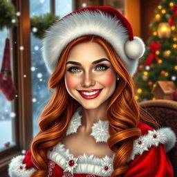 A beautiful and glamorous depiction of Mrs