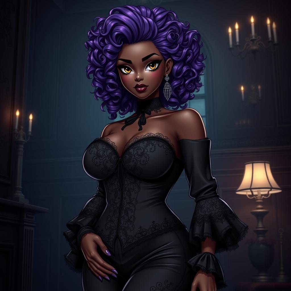 A Brazilian-inspired original character resembling the style of Black Butler