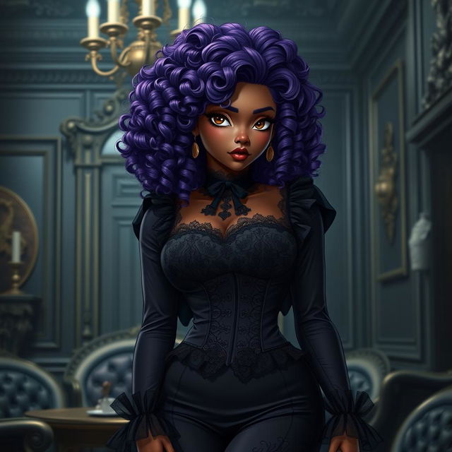 A Brazilian-inspired original character resembling the style of Black Butler