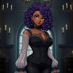 A Brazilian-inspired original character resembling the style of Black Butler