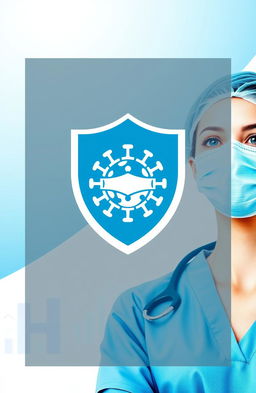 A professional and optimistic design featuring a gradient background of blue and white