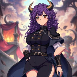 A unique original character from the anime Black Clover, depicting an 18-year-old Brazilian girl