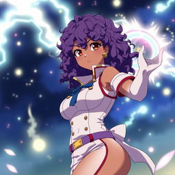 An original character from the anime Black Clover, featuring an 18-year-old Brazilian girl