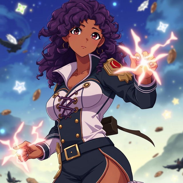 An original character from the anime Black Clover, featuring an 18-year-old Brazilian girl