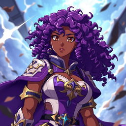 An original character inspired by the anime Black Clover, featuring an 18-year-old Brazilian girl