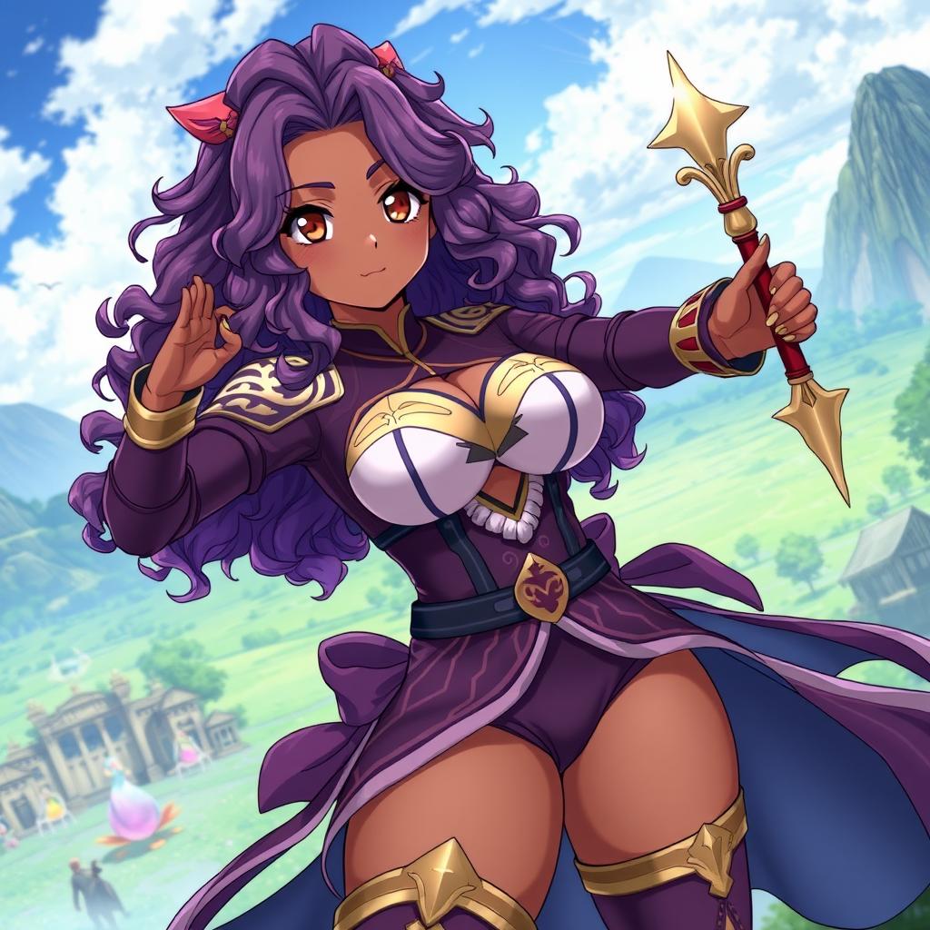 An original character from the anime Black Clover, designed as an 18-year-old Brazilian girl