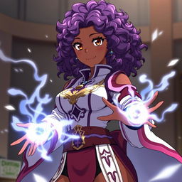 An original character for the anime Black Clover, portraying an 18-year-old Brazilian girl