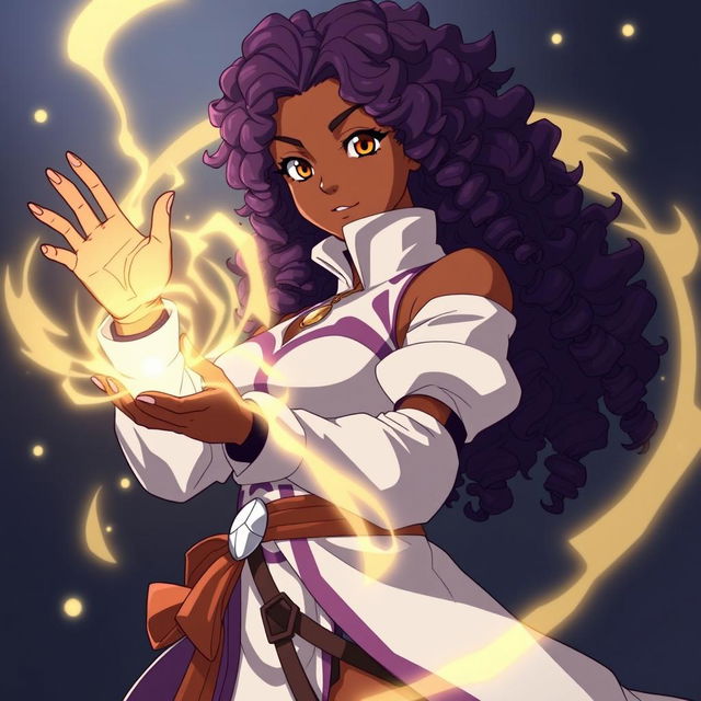 An original character for the anime Black Clover, portraying an 18-year-old Brazilian girl