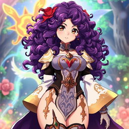 An original character (OC) from the anime Black Clover, featuring a Brazilian girl around 18 years old