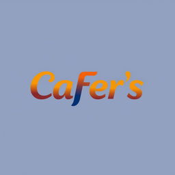 A modern and stylish logo featuring the text 'CaFer's', designed with a sleek, contemporary font