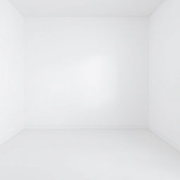 A perfectly white wall of a bedroom, minimalistic and devoid of any furnishings or decorations