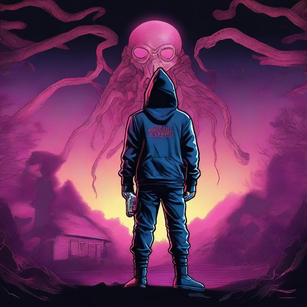 A high-quality, digital art image inspired by the TV show 'Stranger Things', focusing on the character Vecna