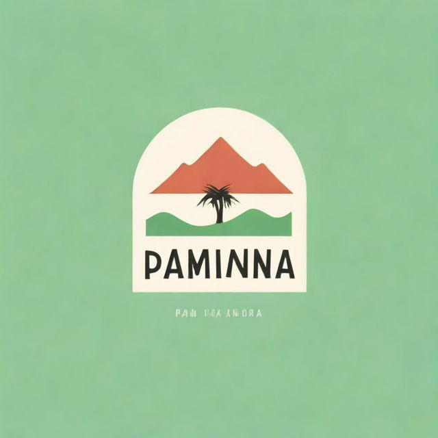 A high-quality digital image of a creative logo, featuring the name 'Pamana Wander'