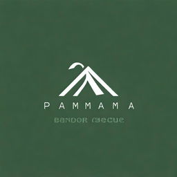 A high-resolution digital image of a minimalist logo for 'Pamana Wander'