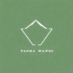 A high-quality digital image of a minimalist logo for 'Pamana Wander'