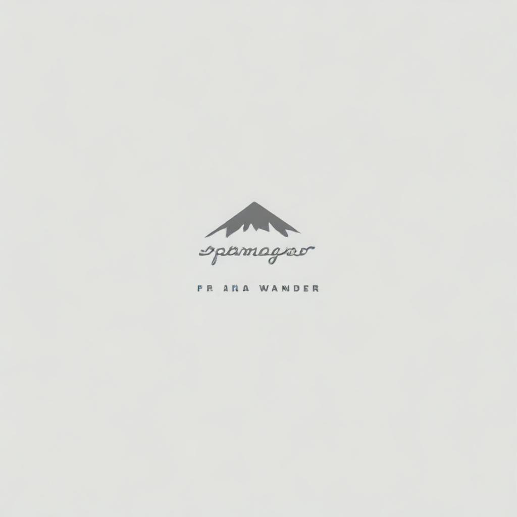 A high-quality digital image of a minimalist logo for 'Pamana Wander'