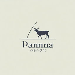 A high-quality digital image of a minimalist logo for 'Pamana Wander'