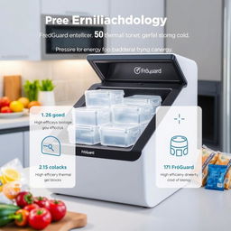 Intelligent Thermal Storage System (ITS): The FríoGuard features high-efficiency thermal gel blocks that store cold effectively
