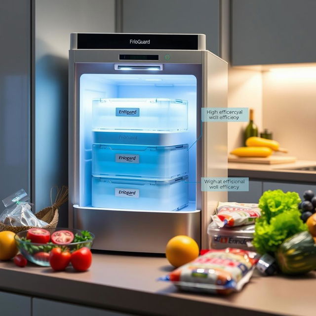 Intelligent Thermal Storage System (ITS): The FríoGuard features high-efficiency thermal gel blocks that store cold effectively