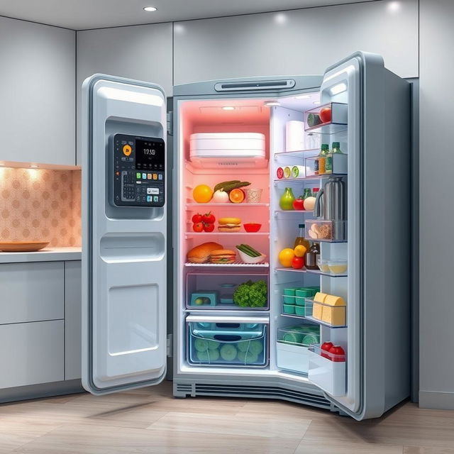 An advanced energy backup and thermal conservation system designed to keep refrigerator food safe during prolonged power outages