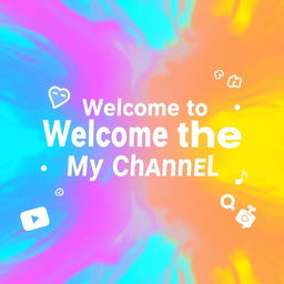 A vibrant and modern YouTube banner design showcasing dynamic elements