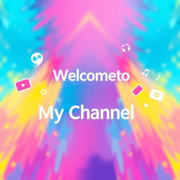 A vibrant and modern YouTube banner design showcasing dynamic elements