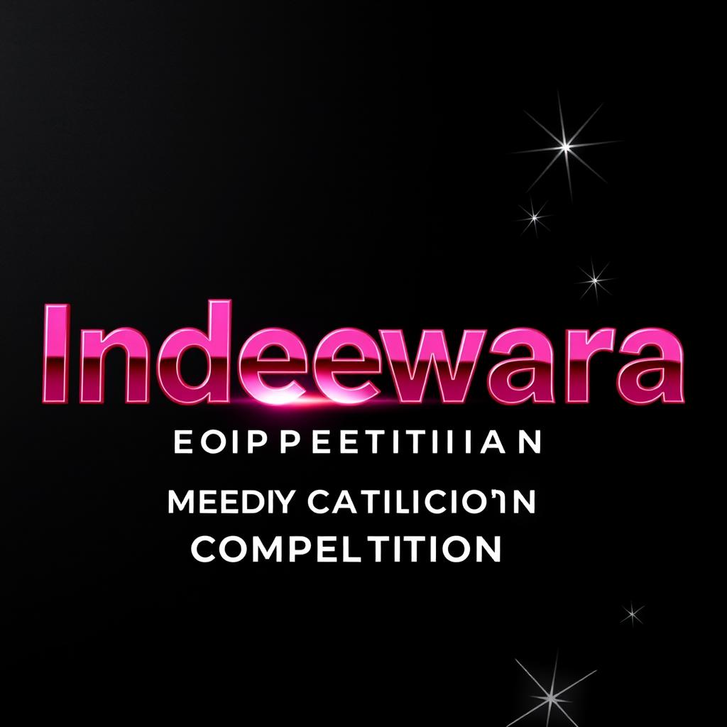 A high-energy media day competition poster featuring the text 'Indeewara'