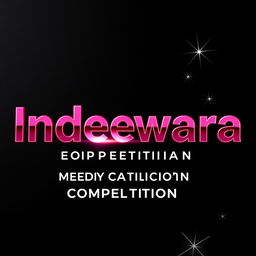 A high-energy media day competition poster featuring the text 'Indeewara'