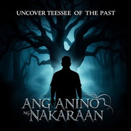 A movie poster for 'Ang Anino ng Nakaraan', featuring a mysterious and haunting atmosphere