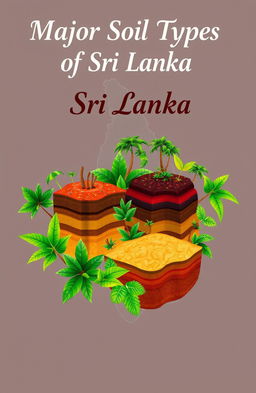 A beautifully designed cover page showcasing the major soil types of Sri Lanka