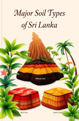 A beautifully designed cover page showcasing the major soil types of Sri Lanka