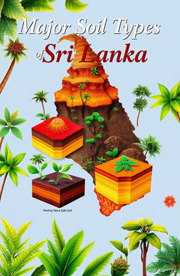 A beautifully designed cover page showcasing the major soil types of Sri Lanka