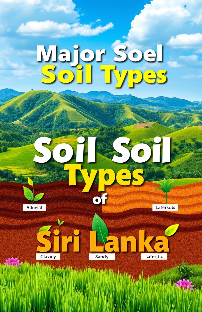 A beautifully designed cover page showcasing the major soil types of Sri Lanka