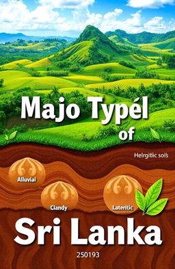 A beautifully designed cover page showcasing the major soil types of Sri Lanka
