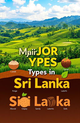 A beautifully designed cover page showcasing the major soil types of Sri Lanka