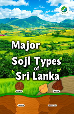 A beautifully designed cover page showcasing the major soil types of Sri Lanka