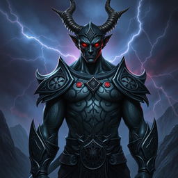 An artistic rendering of Orobas in a fantasy style, depicting this demon with an aura of power and mystery