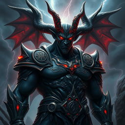 An artistic rendering of Orobas in a fantasy style, depicting this demon with an aura of power and mystery