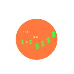 A minimalist illustration depicting mathematical equations gradually transforming into dollar signs, symbolizing the connection between mathematics and capitalism